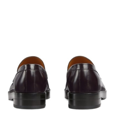 Gucci Men's Loafer With Horsebit In Dark Brown