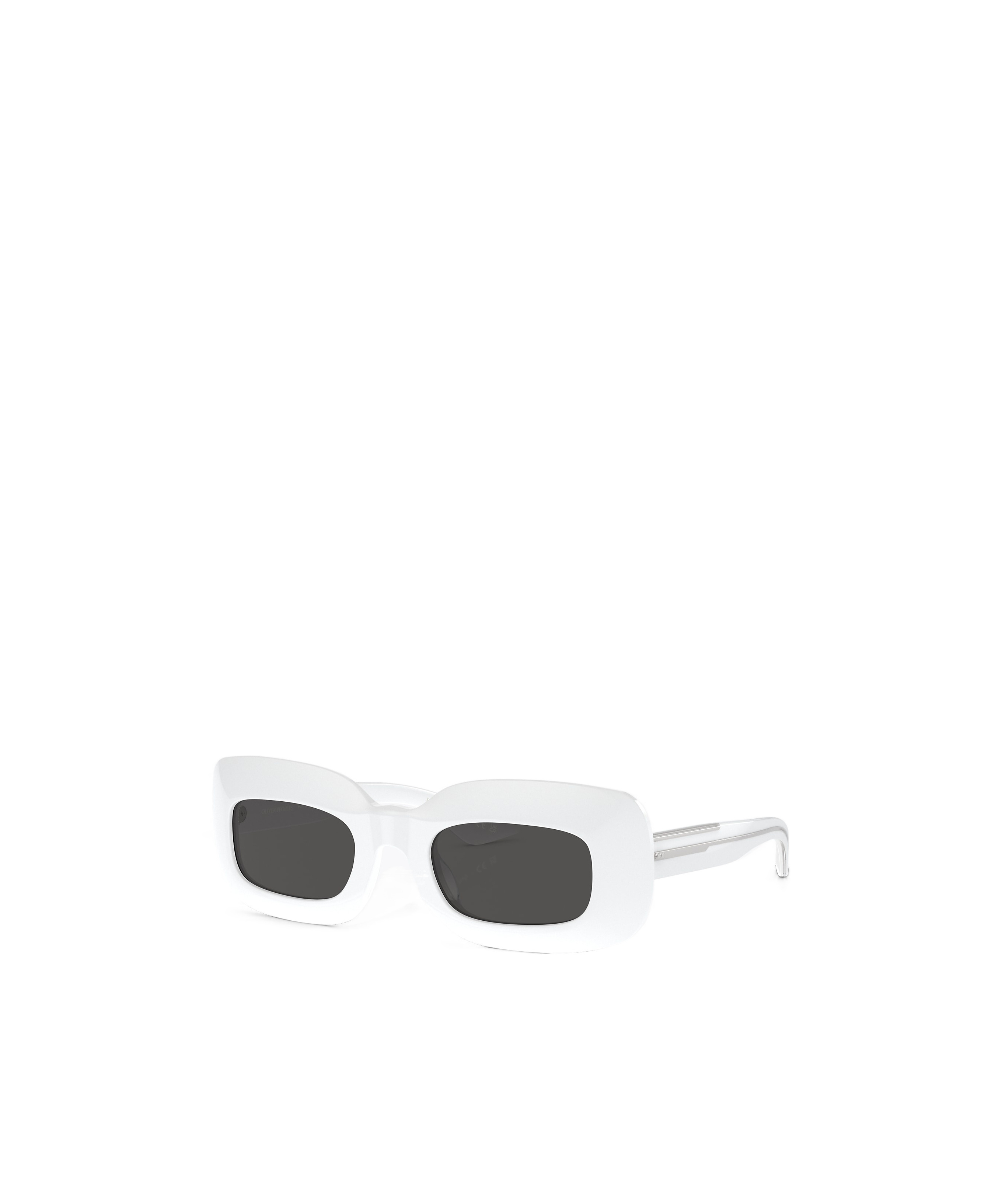 Oliver Peoples 1966c Rectangle-frame Sunglasses In White