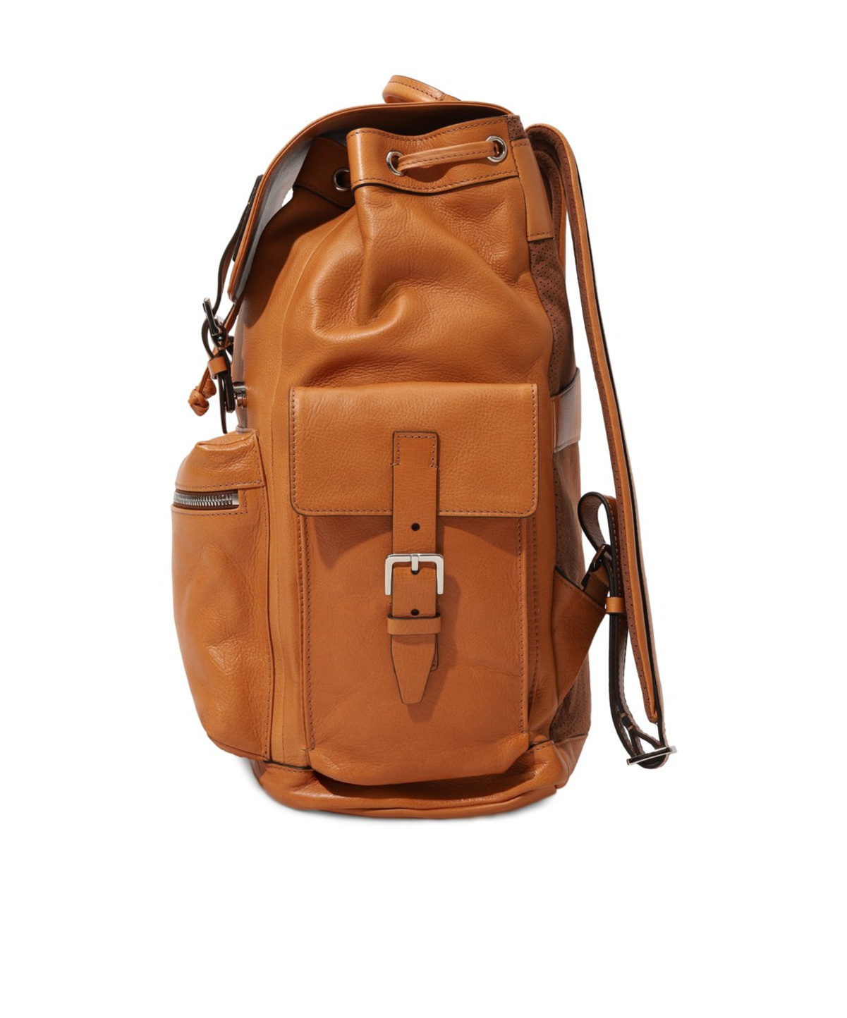 Brunello Cucinelli Logo Backpack In Brown
