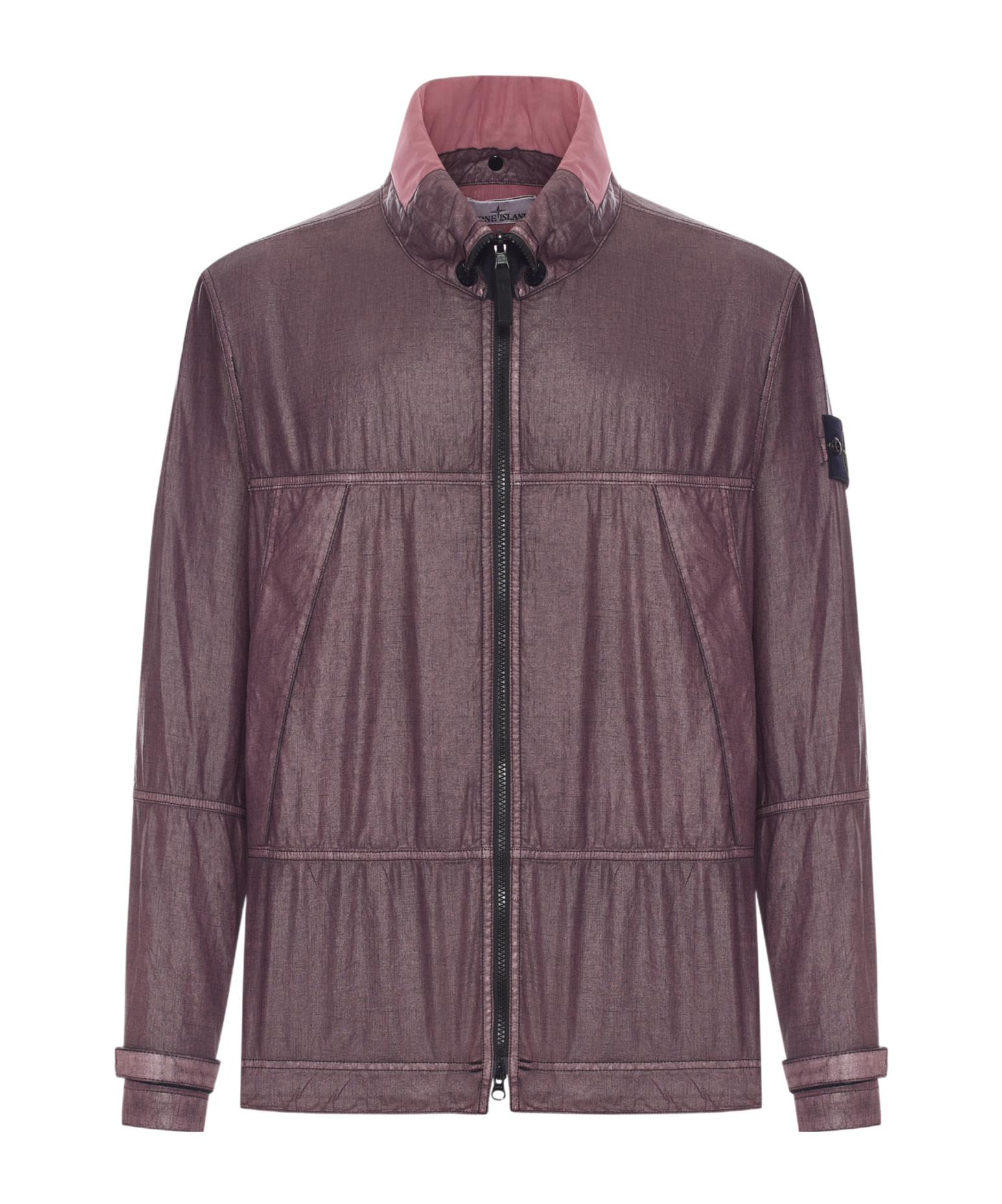 Stone Island Zip-up Casual Jacket In Pulp Color