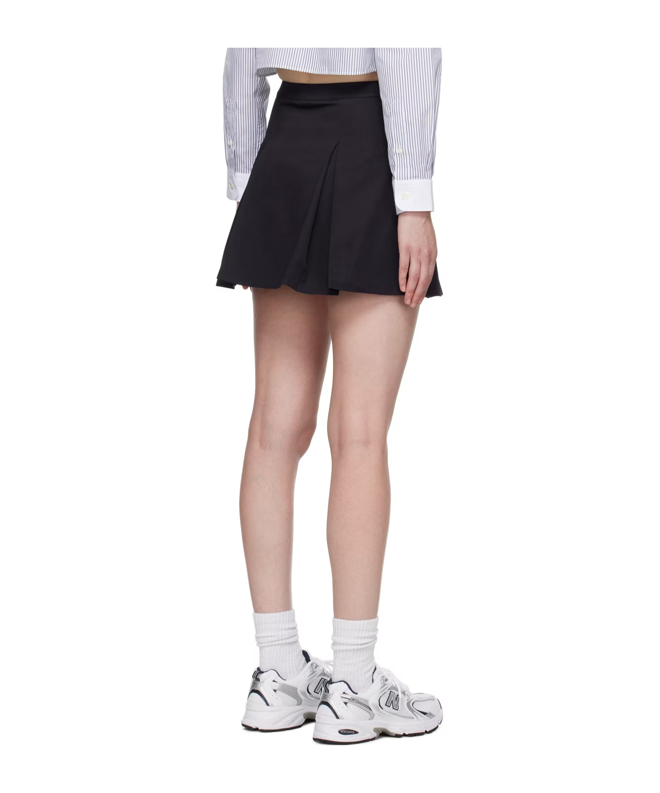 SPORTY AND RICH SERIF SKIRT