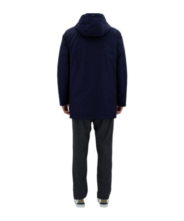 Herno Hooded Down Jacket In Black