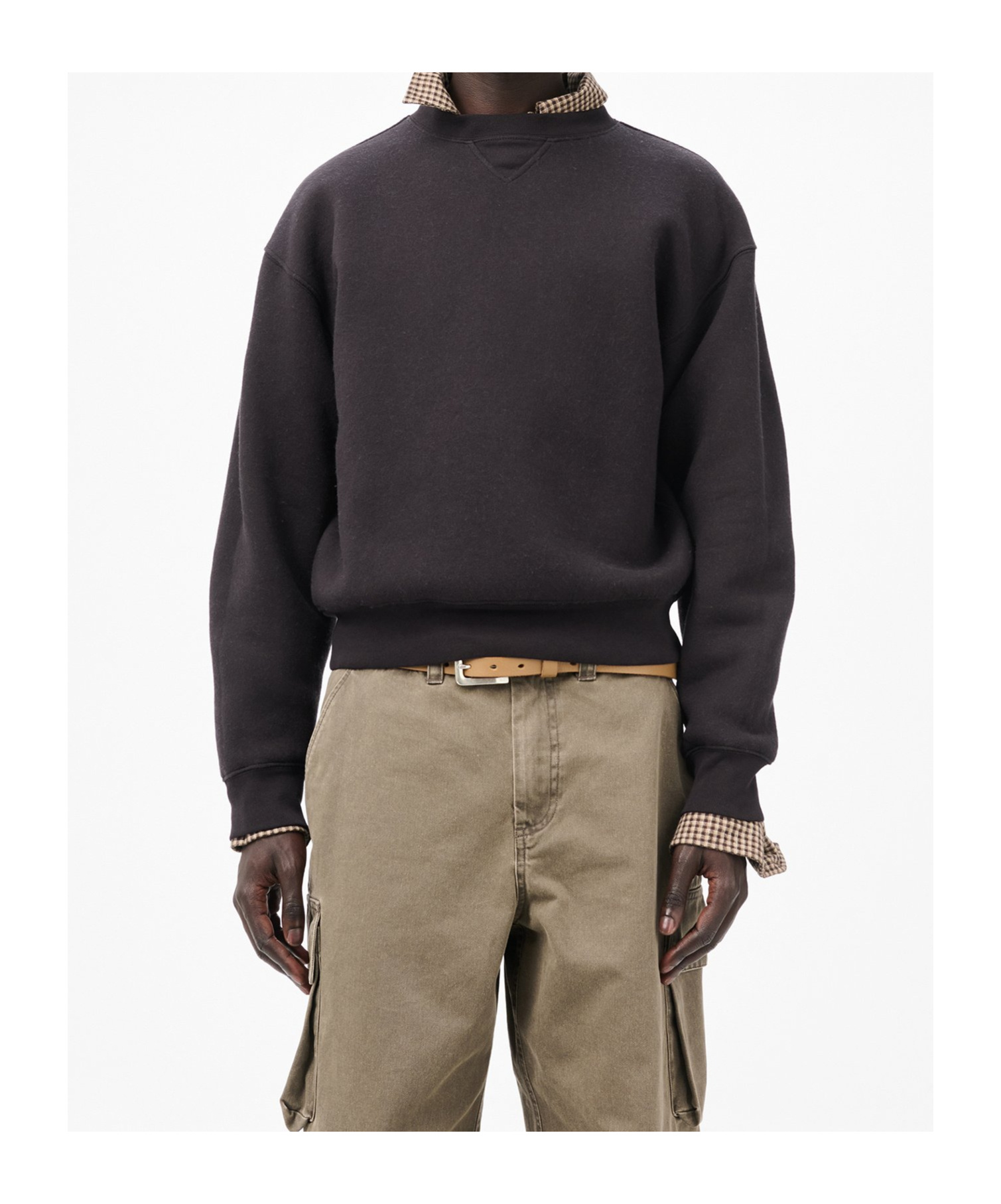 Our Legacy Relaxed Fit Minimalist Black Sweatshirt In Black