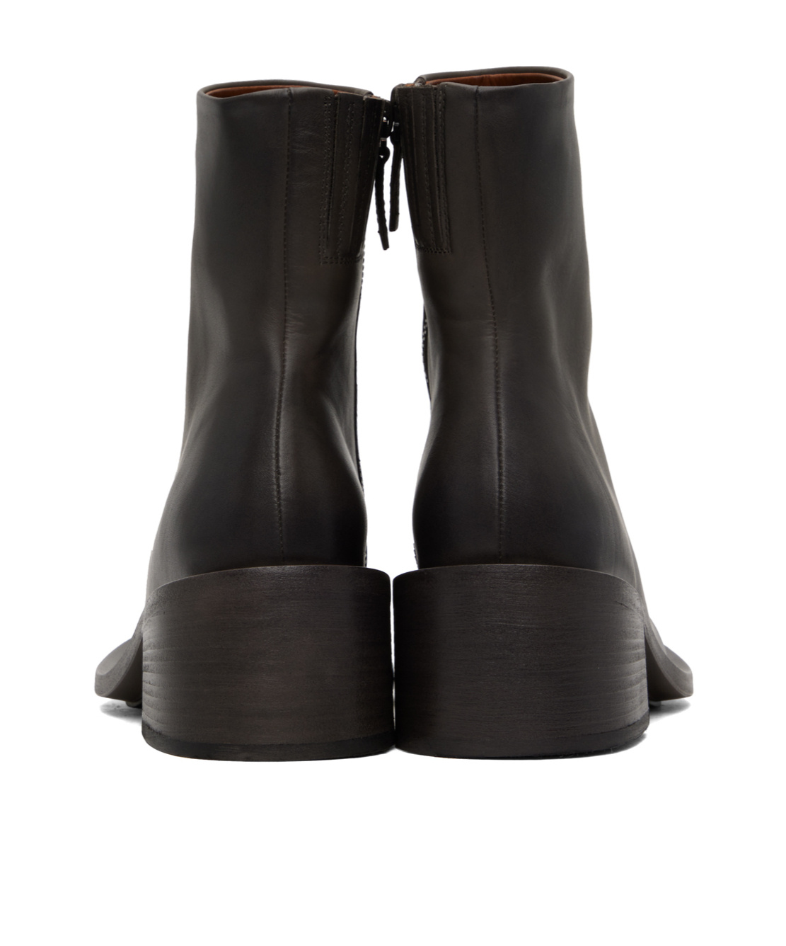Shop Marsèll Allucino Zipper Boots In Black
