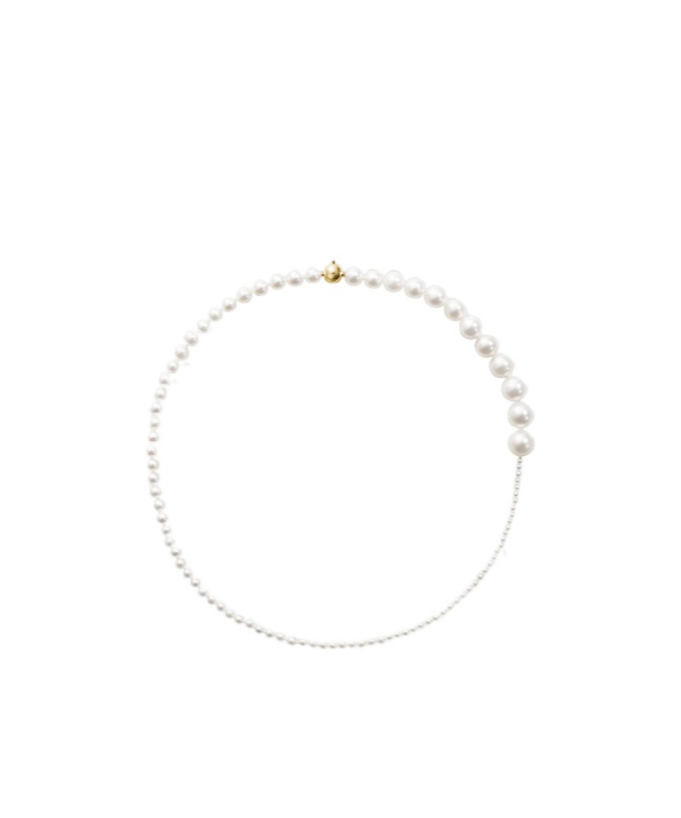 Sophie Bille Brahe Petite Peggy 14ct Yellow-gold And Freshwater Pearl Necklace In White