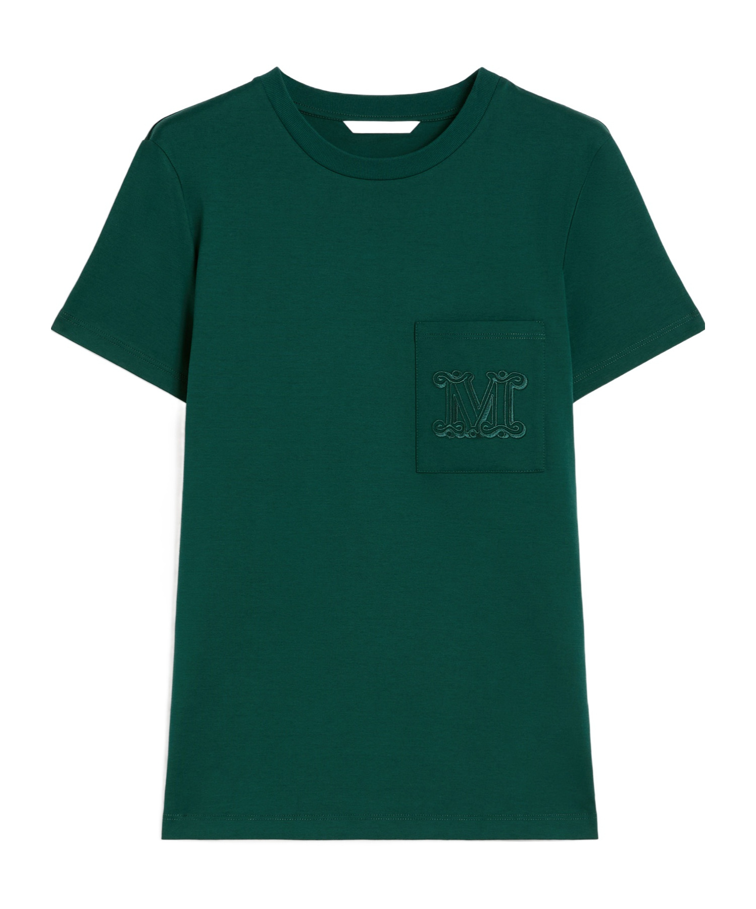 Max Mara Cotton Jersey T-shirt In Green