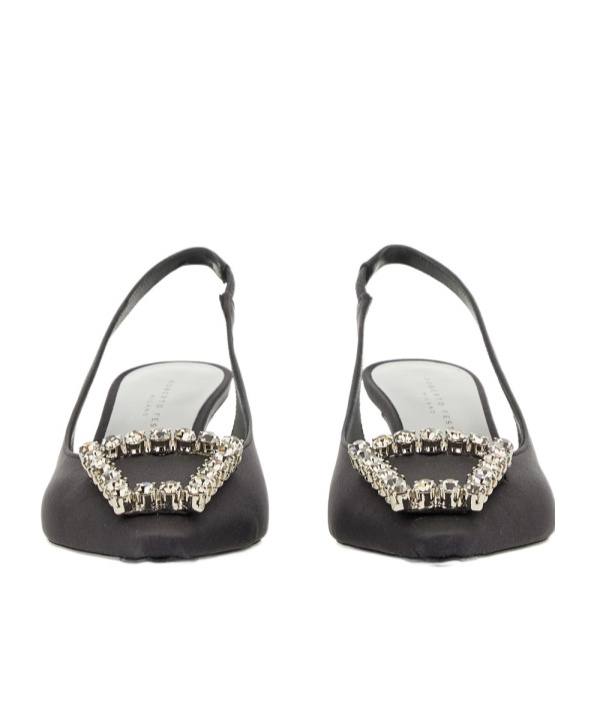 Shop Roberto Festa Pointed High-heeled Sandals In Black
