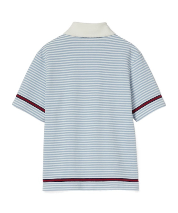 GUCCI CHILDREN'S EMBROIDERED COTTON POLO SHIRT