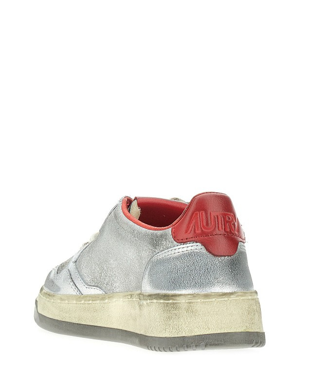 Autry Lace-up Low-cut Sneakers In White