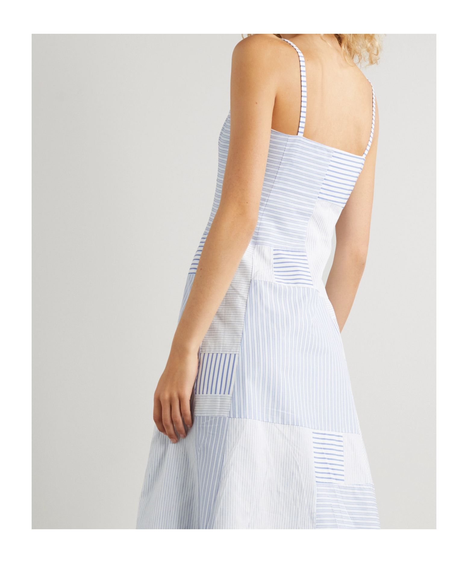 Gabriela Hearst Suspender Dress In Blue