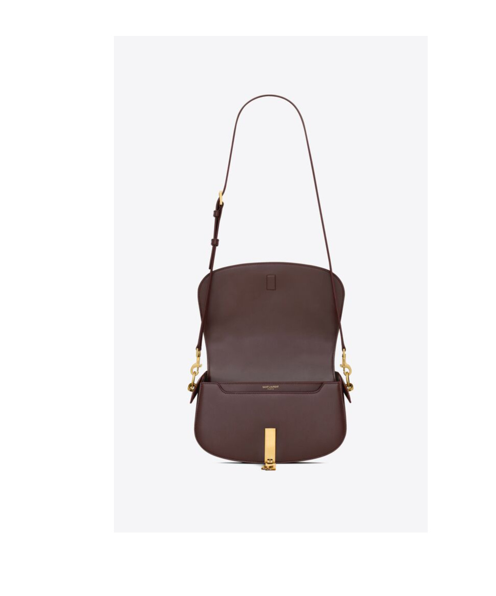 Saint Laurent Voltaire Tote Bag In Brown