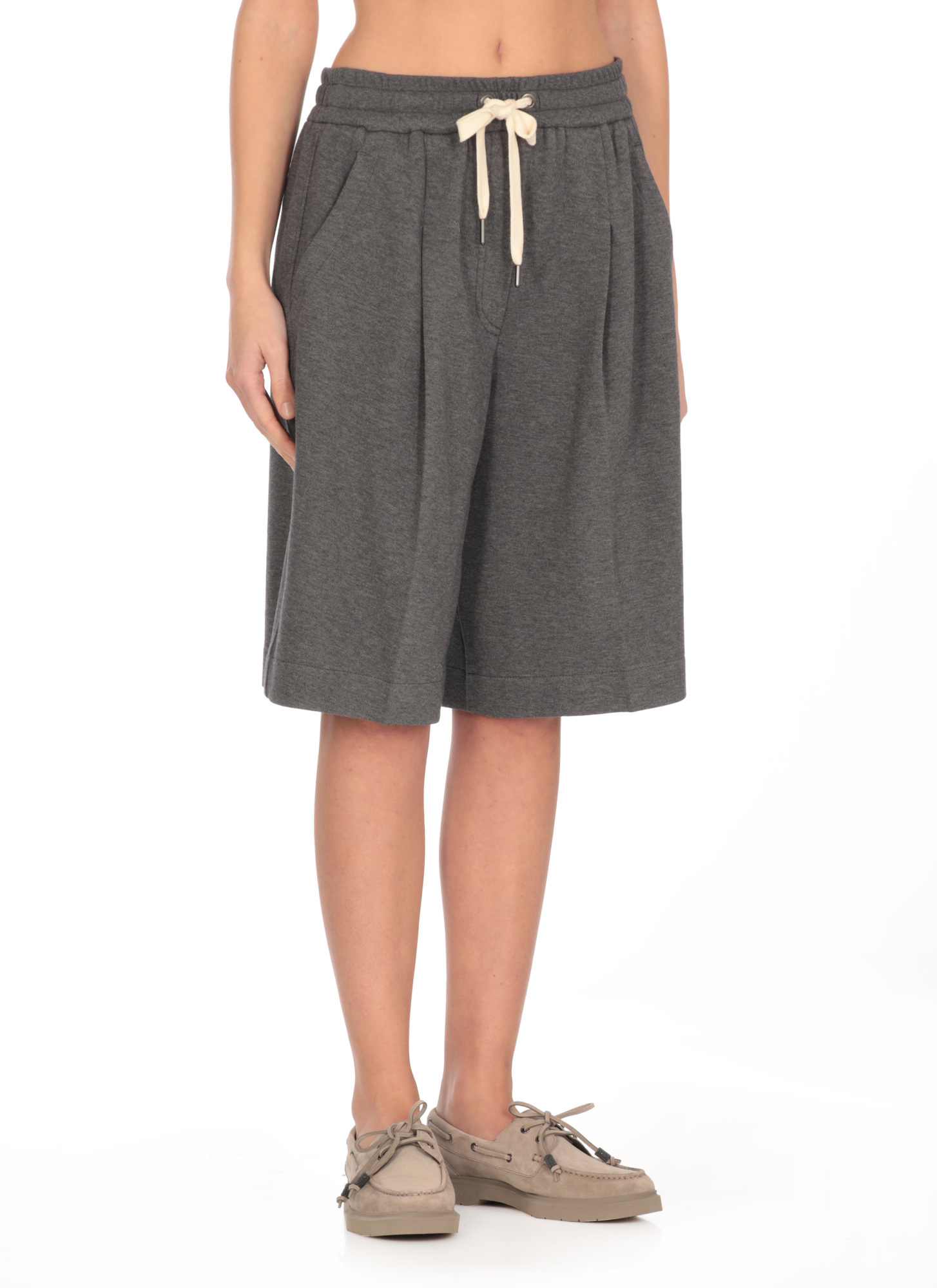 Brunello Cucinelli Drawstring Shorts In Black