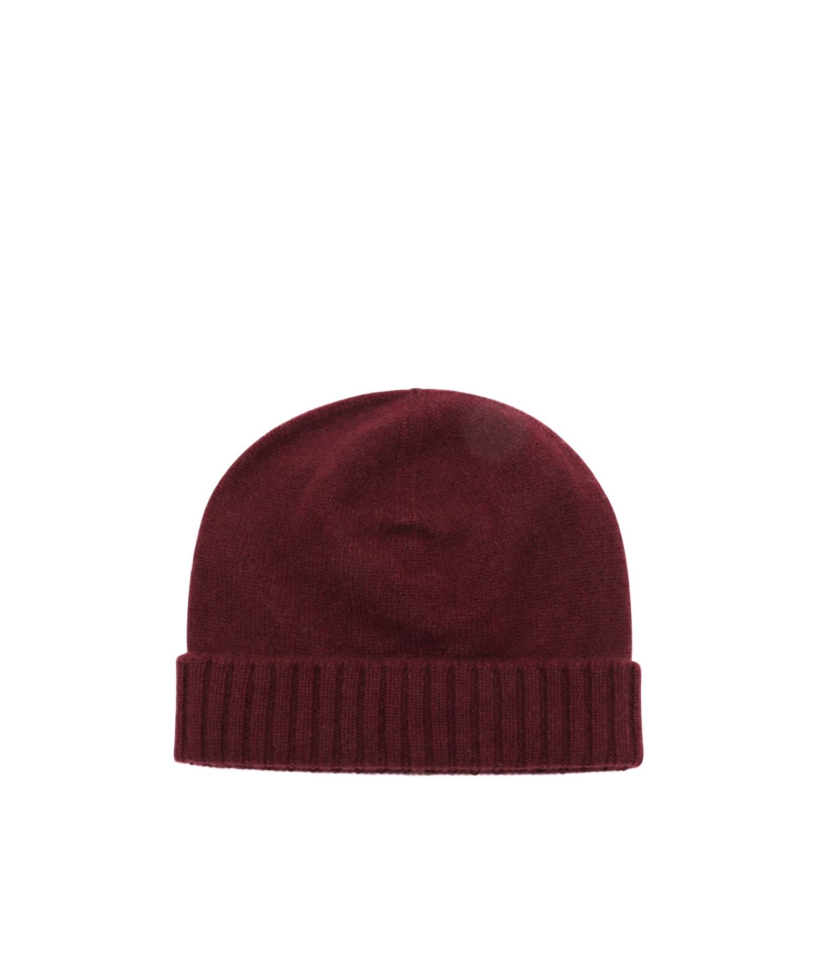 Malo Folded Ribbed Soft Texture Hat In Brown