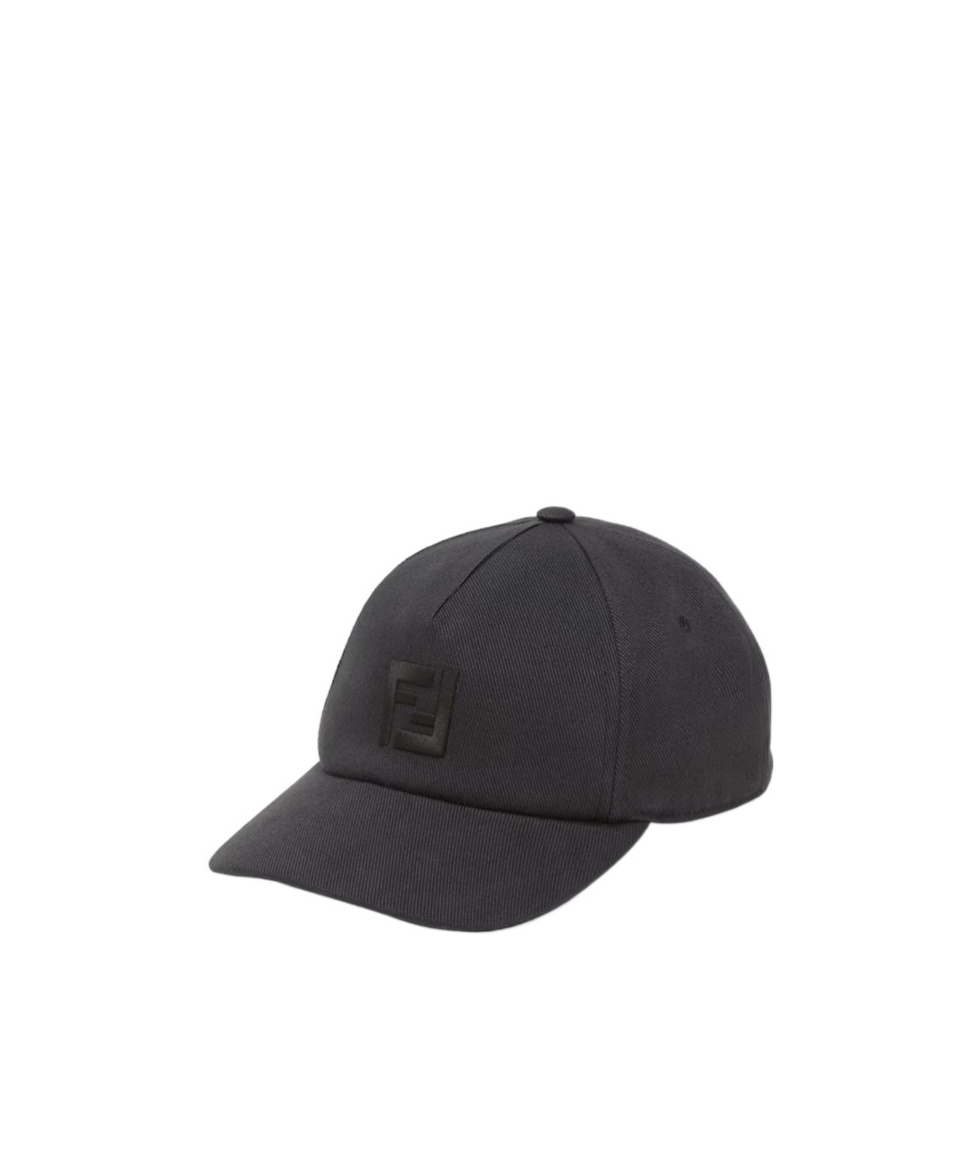 Fendi Ff-motif Baseball Cap In Black