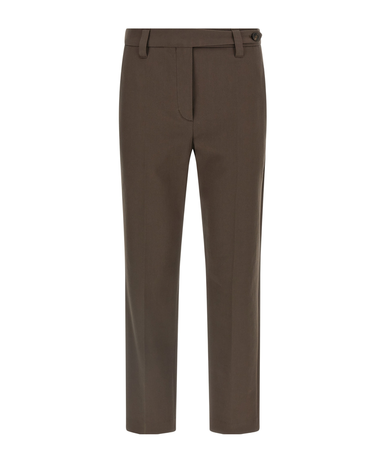 Brunello Cucinelli Belt Loop Casual Pants In Brown
