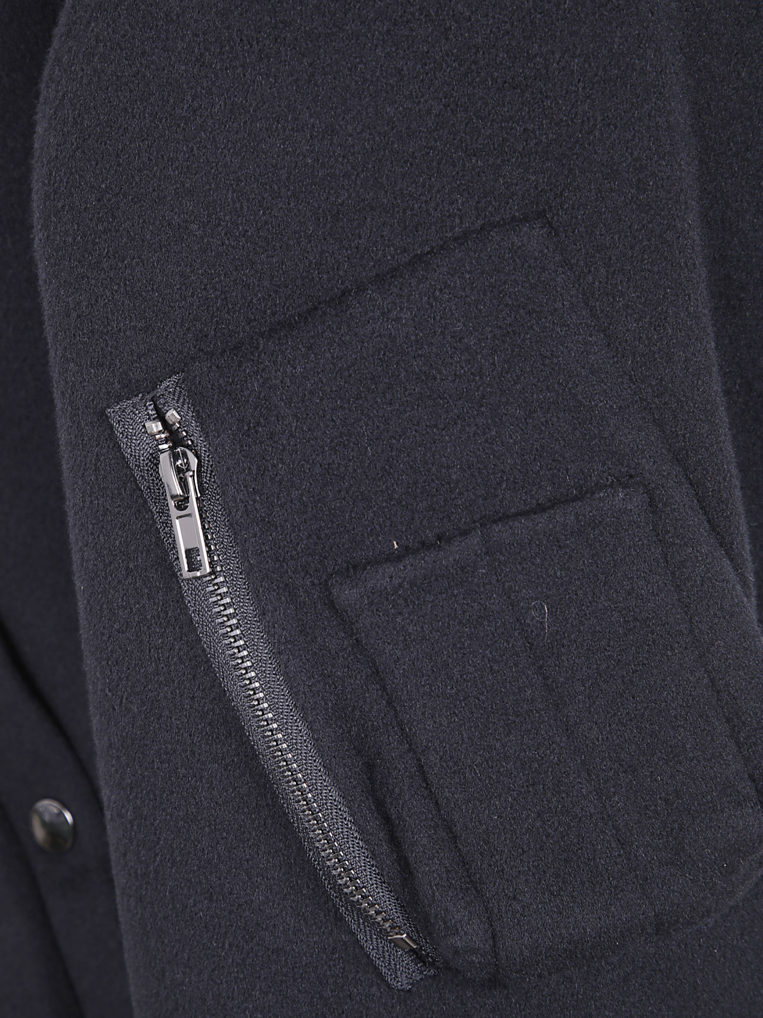 Semicouture Cuffed Hem Side Pockets Zip Pocket In Black