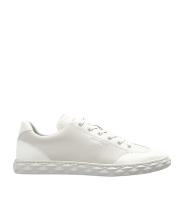 Jimmy Choo Diamond Light Flex Low-top Sneakers In White