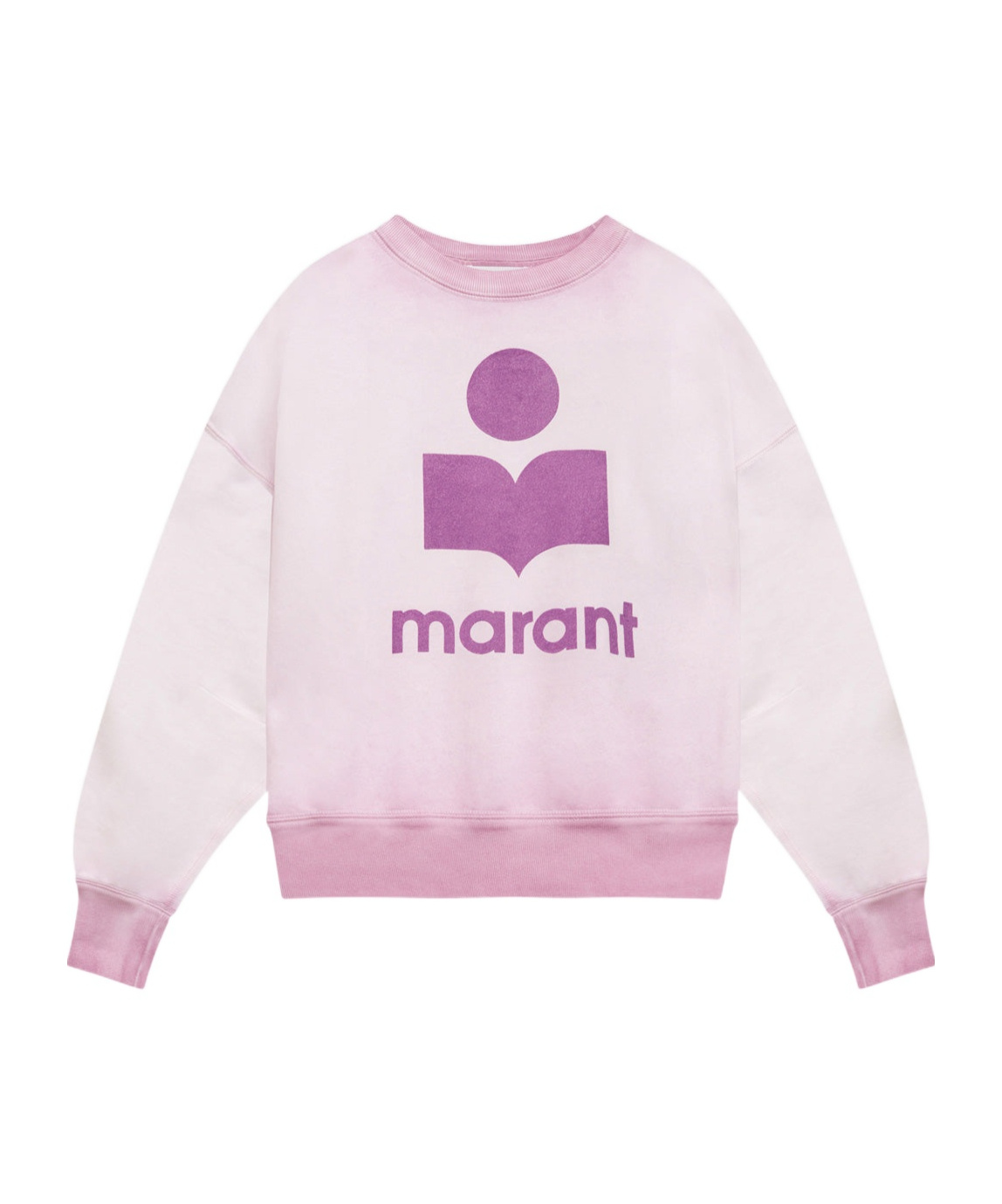 Isabel Marant Étoile Mobyli Logo-print Sweatshirt In Purple