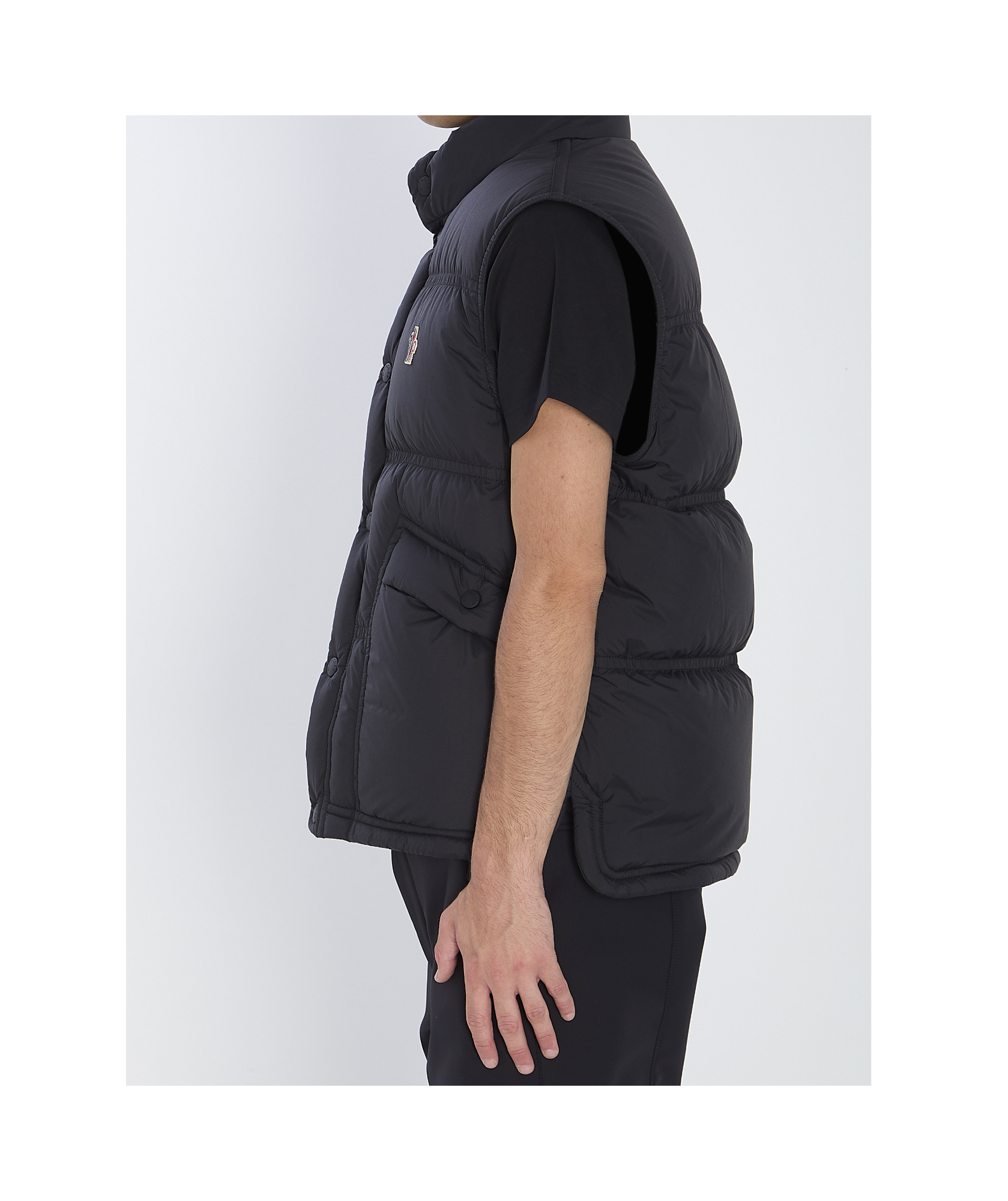 Moncler Grenoble Apres Ski Gilet In Black