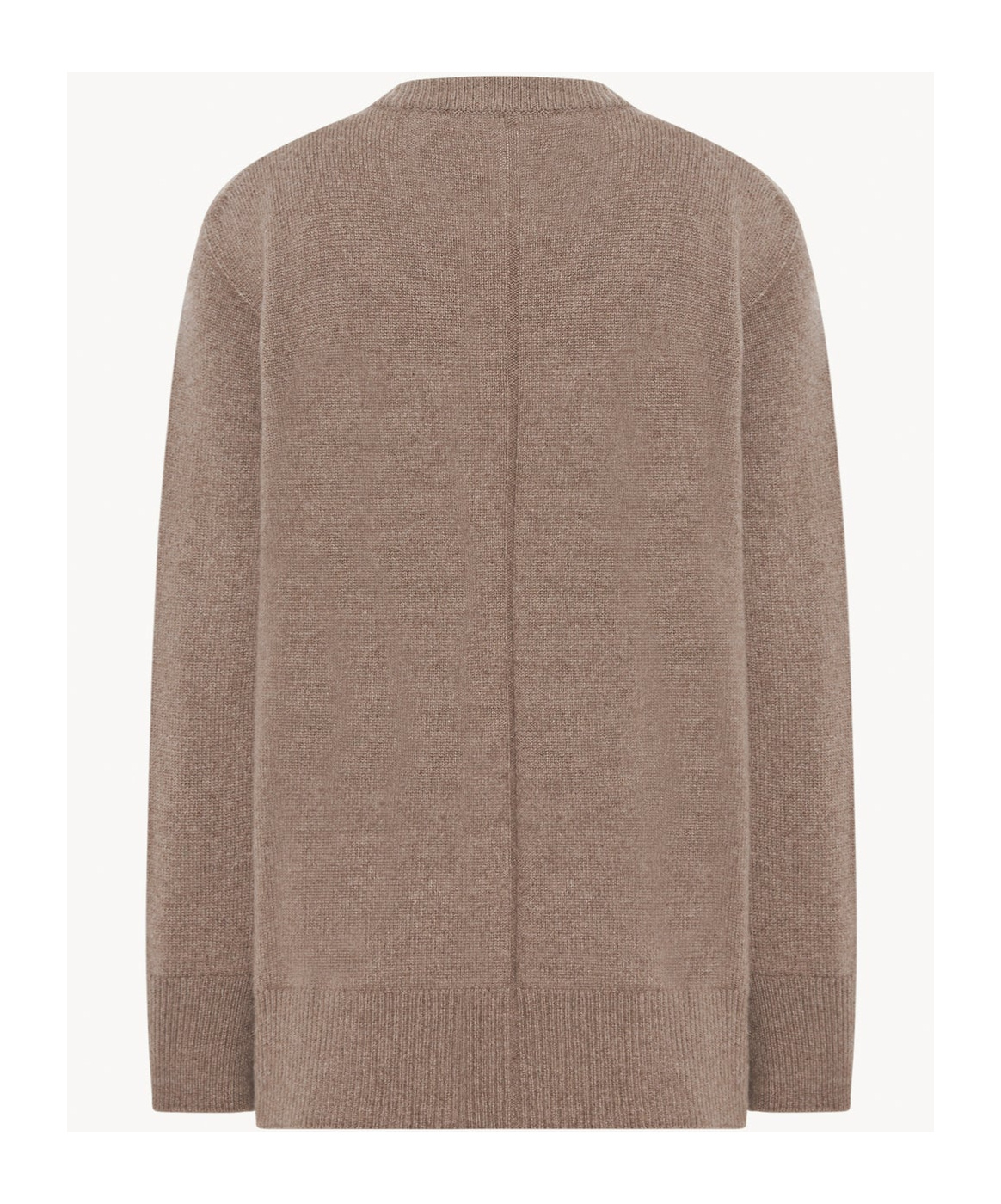 The Row Long-sleeved Cashmere Sweater In Brown