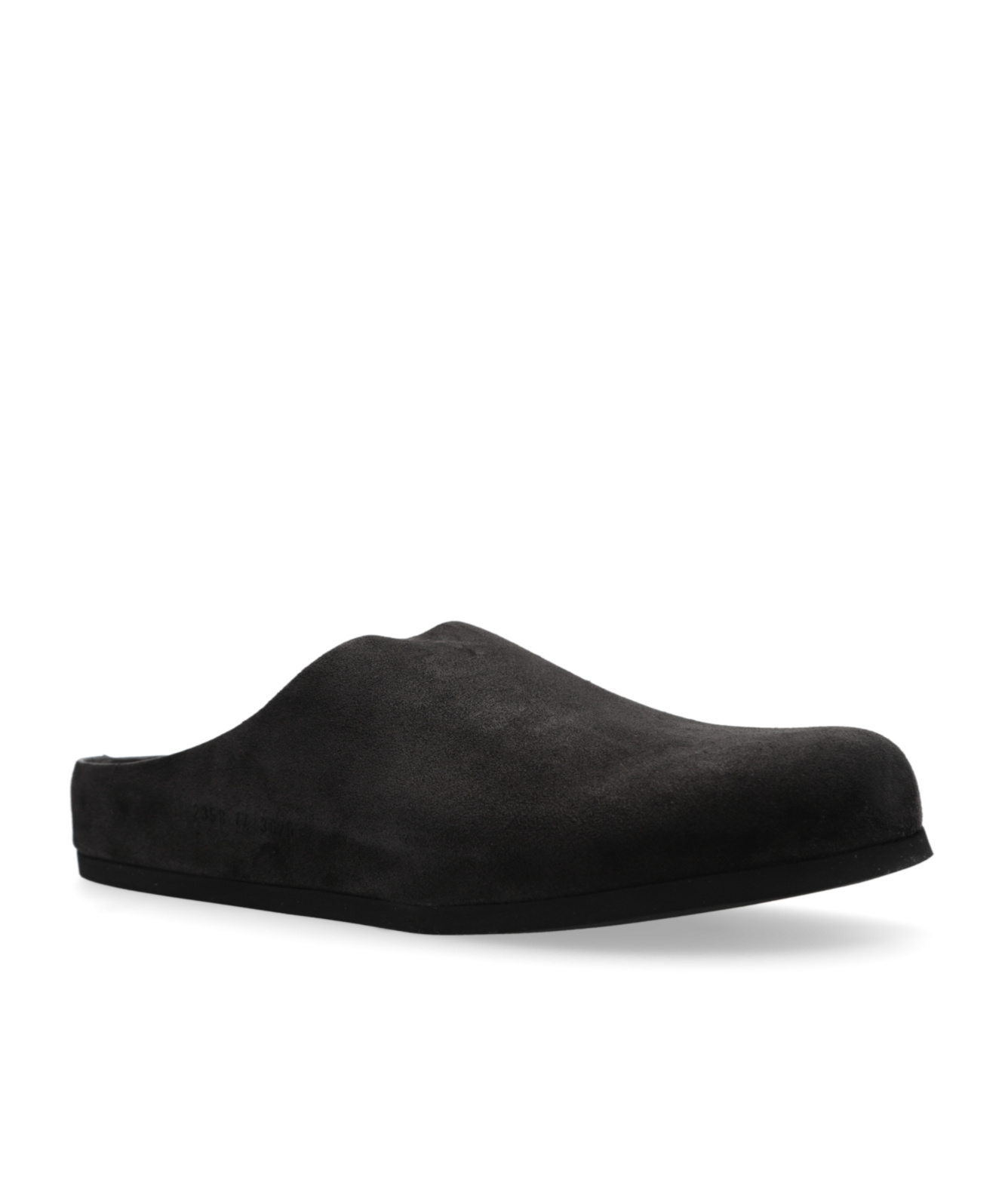 Common Projects Round Head Slippers In Black