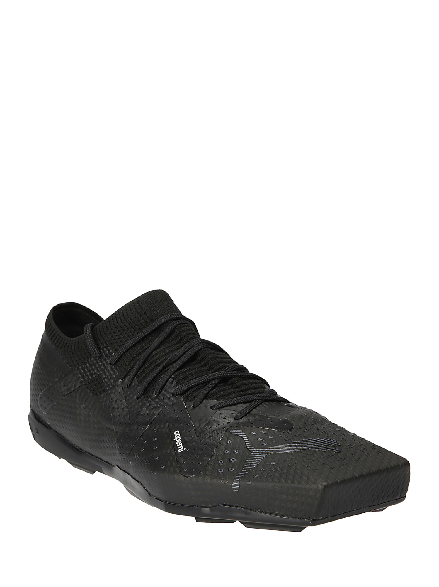 Coperni Leather And Fabric 90sqr Sneakers In Black
