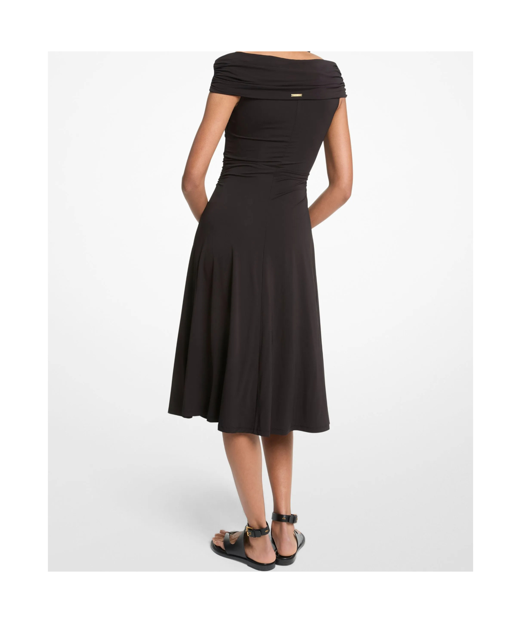 Michael Michael Kors V-neck Off-shoulder Dress