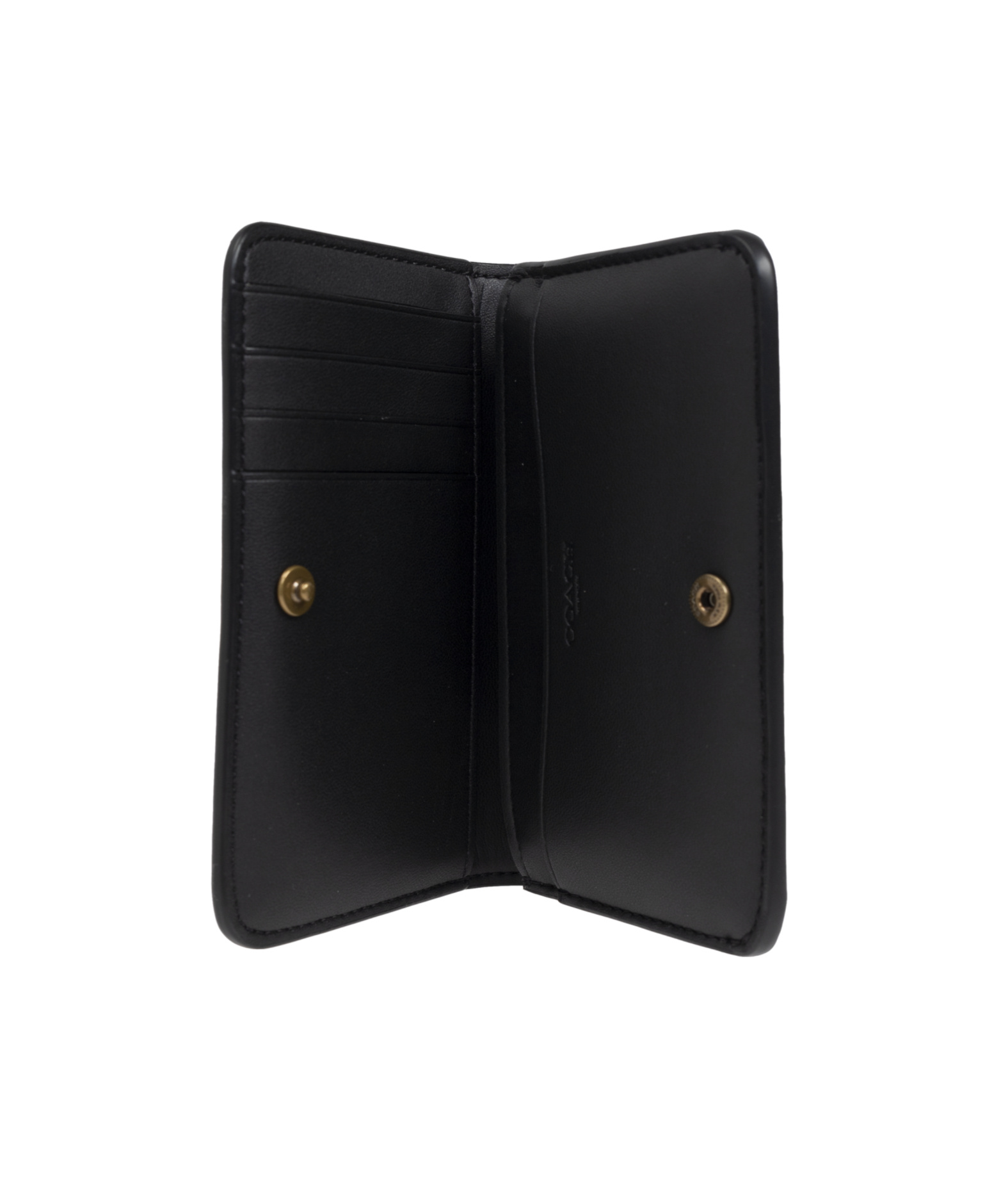 Coach Logo Wallet In Black