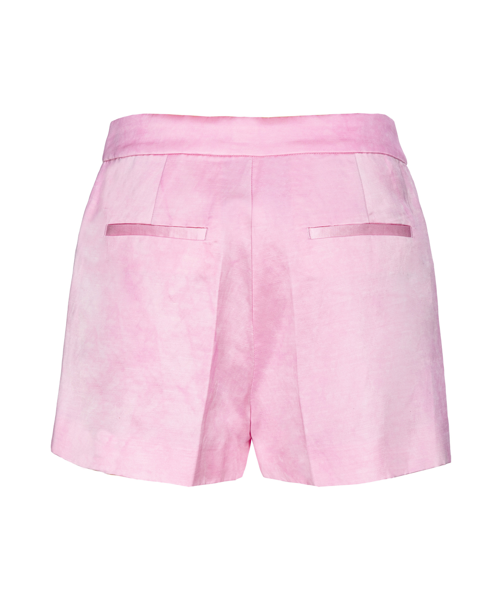 Pinko Linen-blend Shorts In Pink
