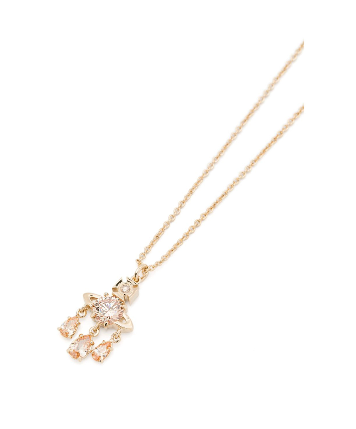 Vivienne Westwood Pendant Necklace In Yellow