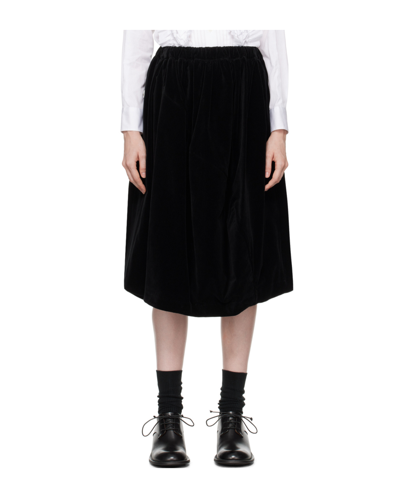 COMME DES GARÇONS ELASTIC PLEATED SKIRT 