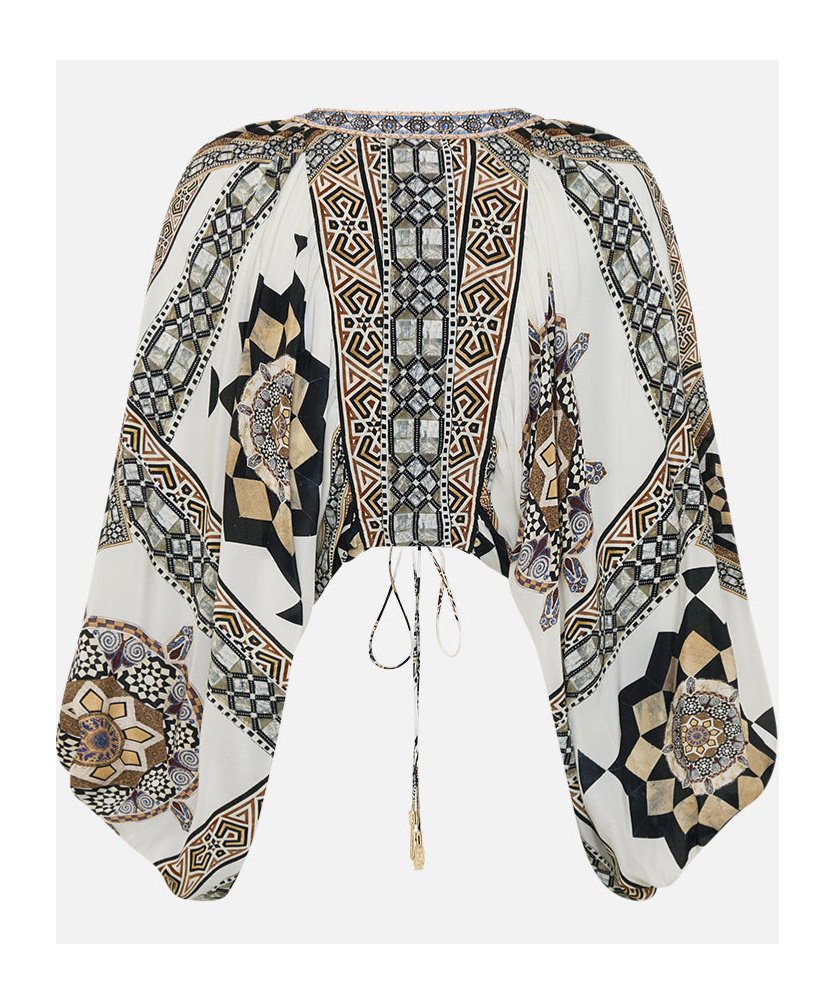 Camilla Long-sleeved Shirt In White