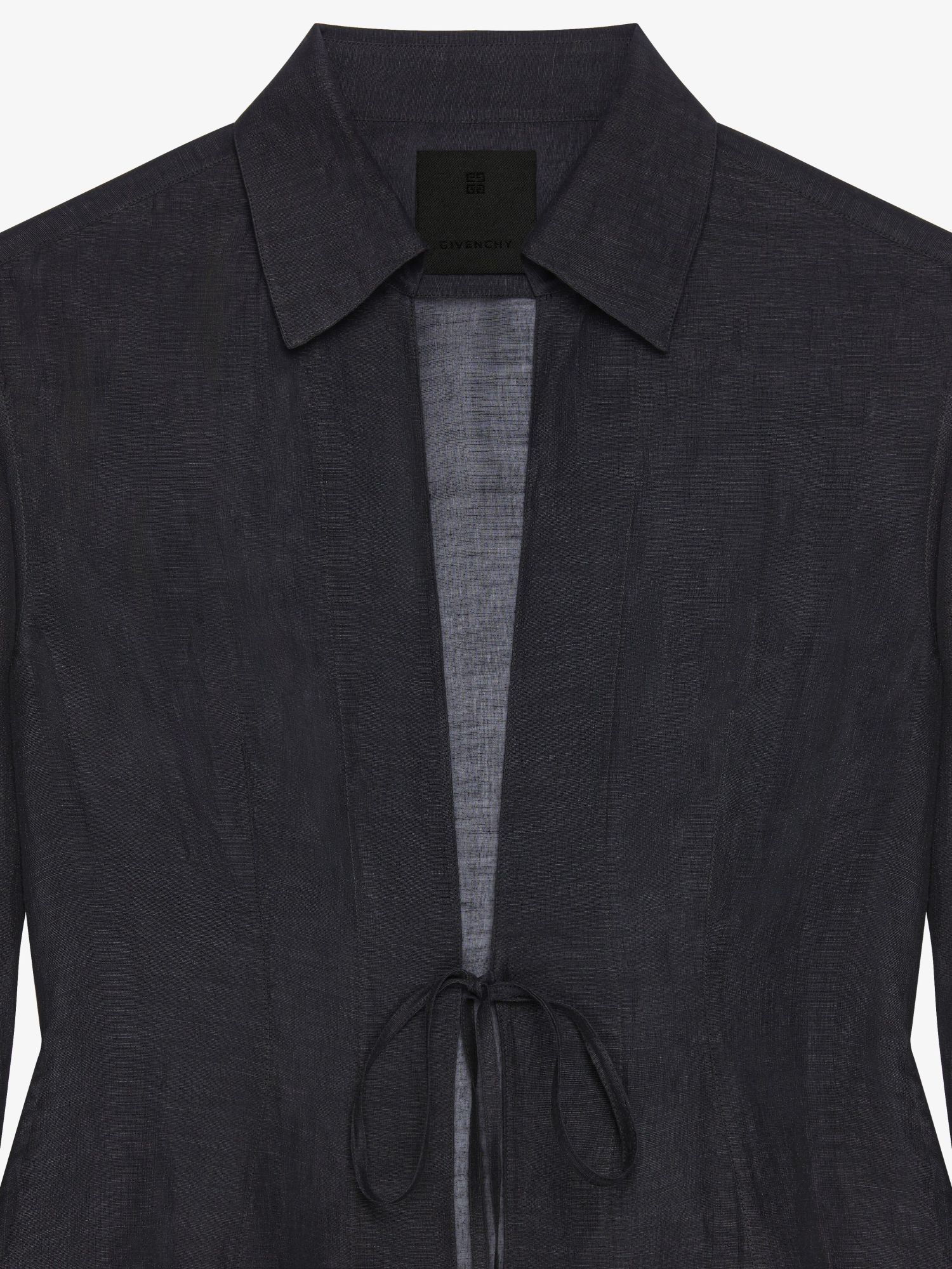 GIVENCHY SHIRT IN SILK AND LINEN