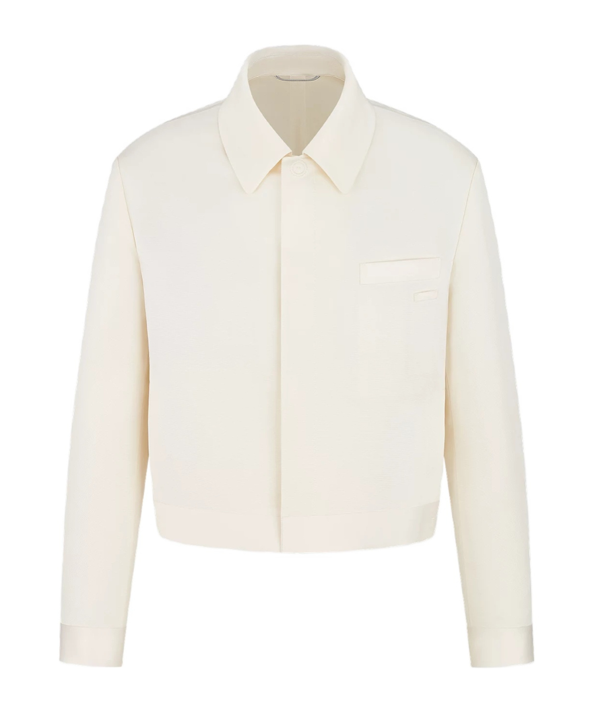 Dior Jacket With Spread Collar In Neutral