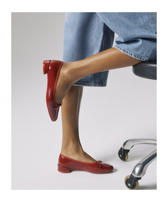 Shop Christian Louboutin Sweetie Jane Ballet Flats In Red