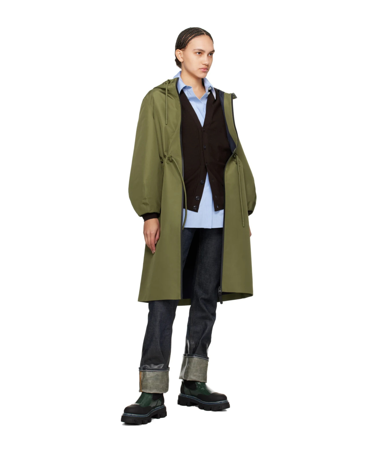 Mackage Khaki Meckelle Jacket In Green