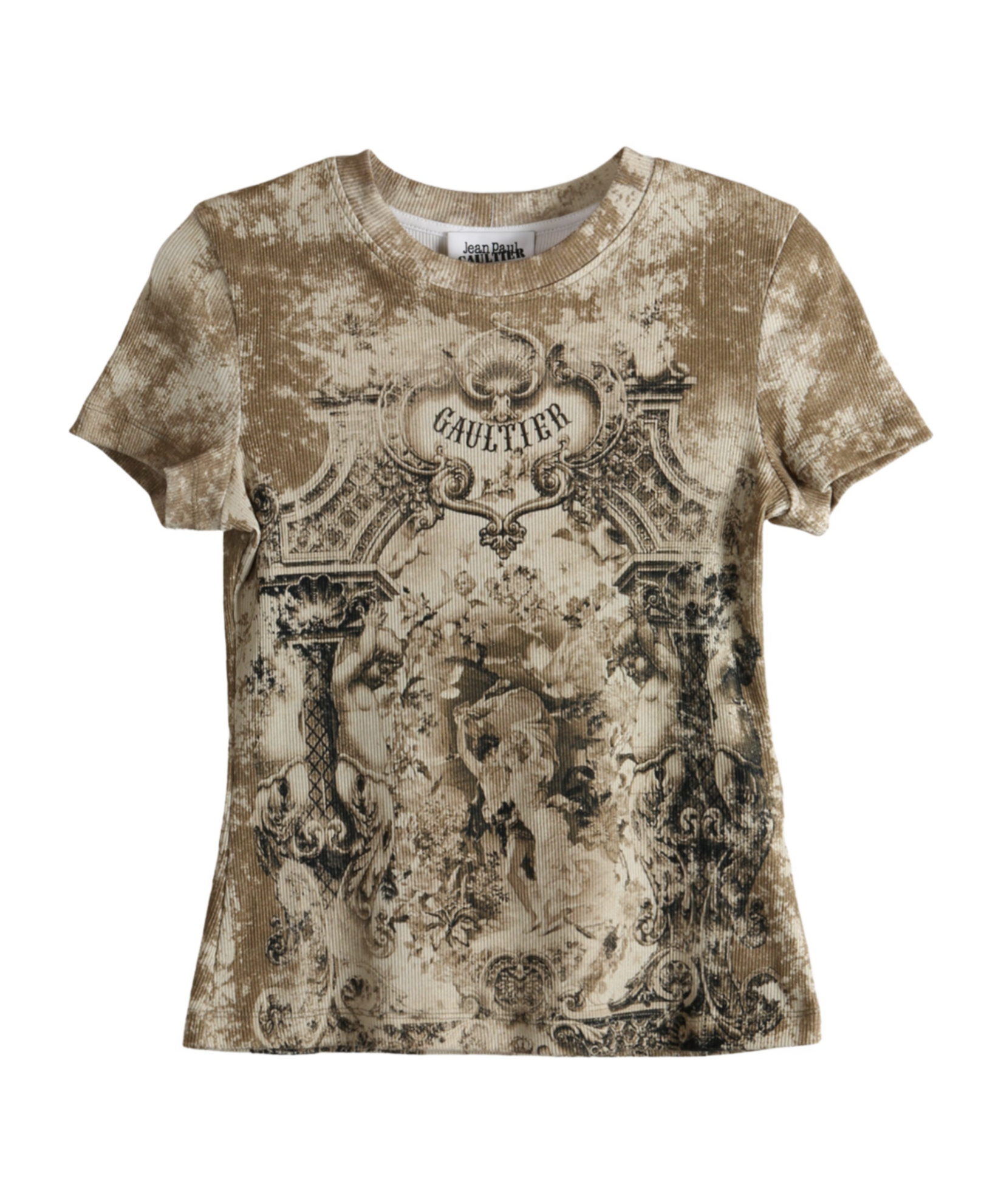 Jean Paul Gaultier - Women Ribbed 'le Medaillon' T-shirt