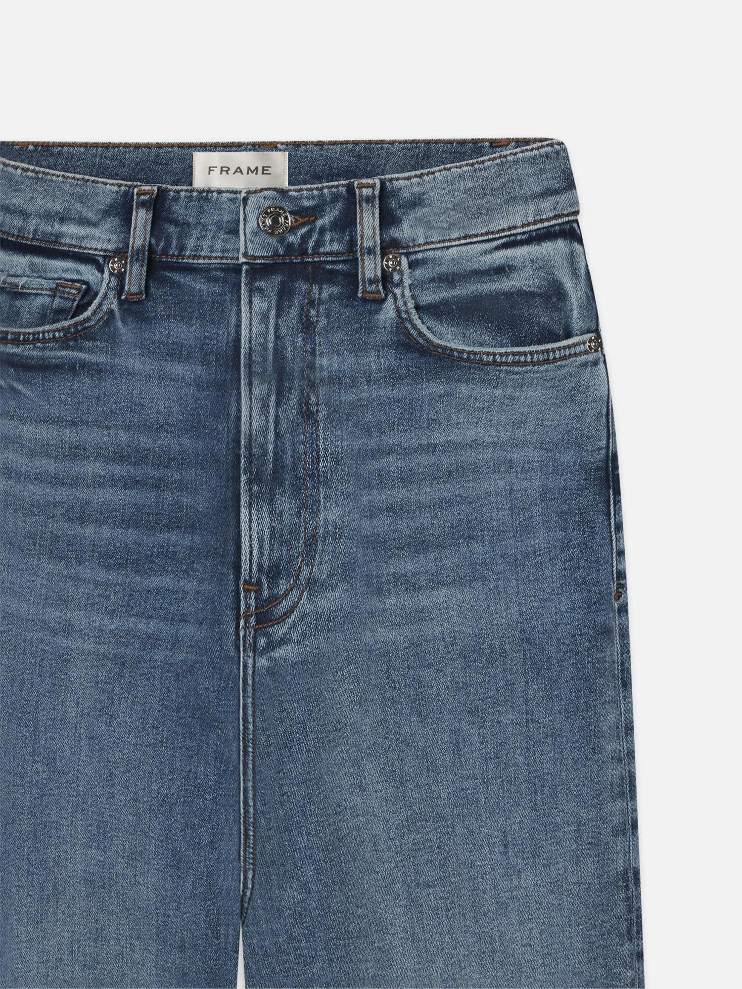Frame Wide-leg Jeans In Blue