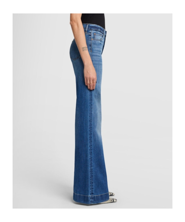 7 For All Mankind Belt-loop Jeans In Blue