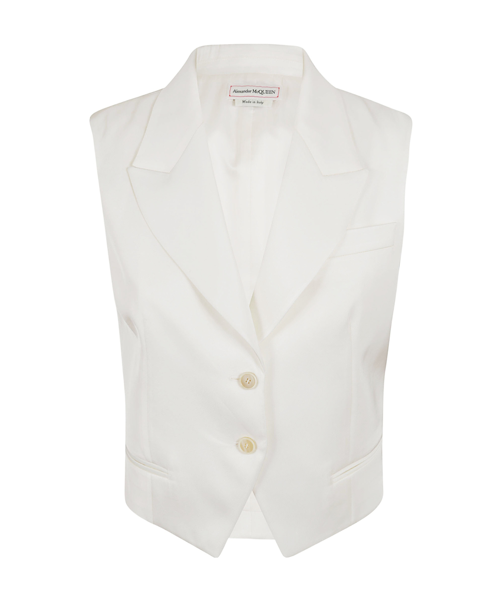 Alexander Mcqueen Jacket In White