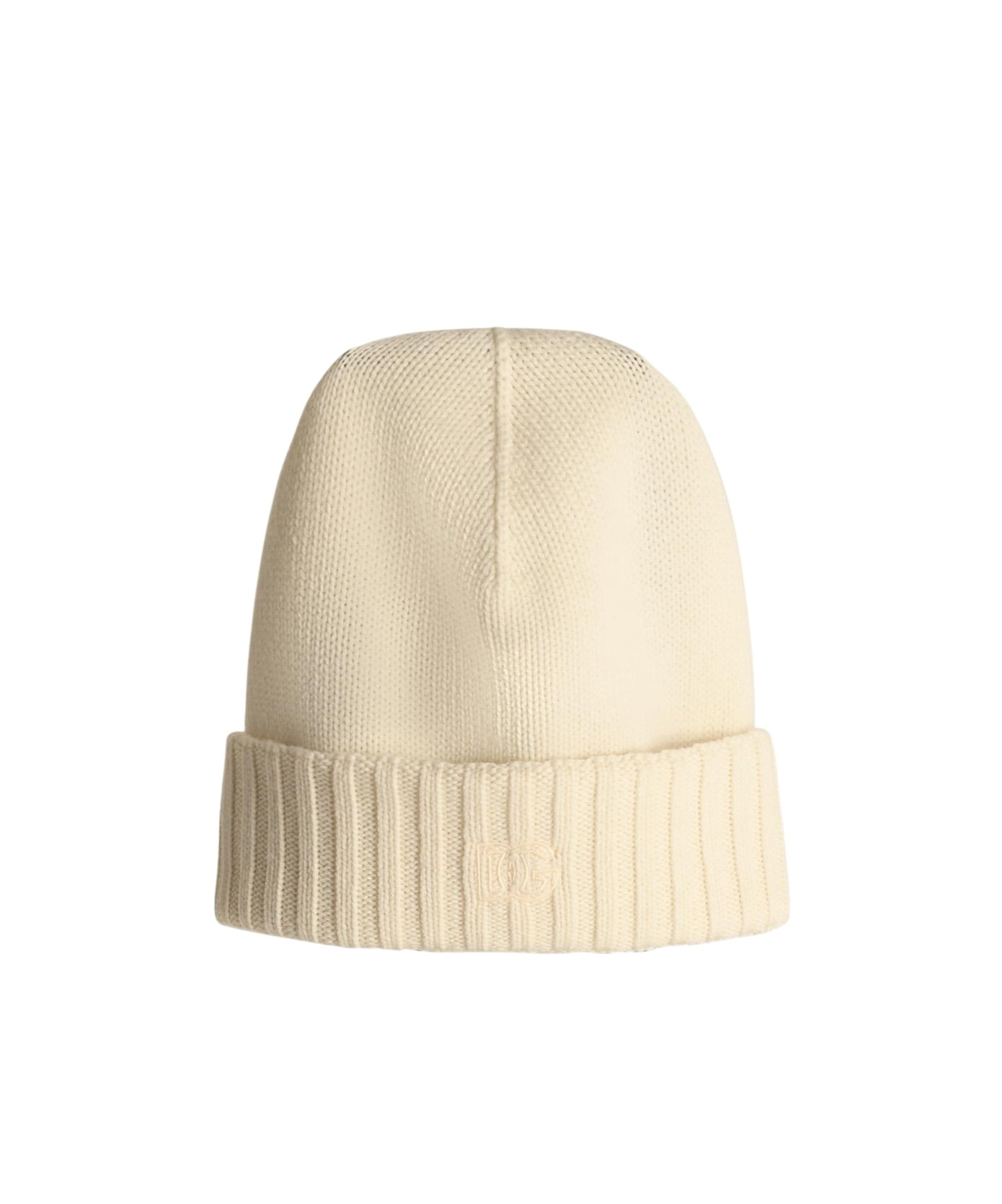 Dolce & Gabbana Cashmere Beanie In Nude