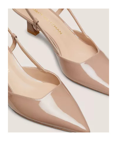 Stuart Weitzman Vinnie 50 Slack-heeled Sandals In Nude