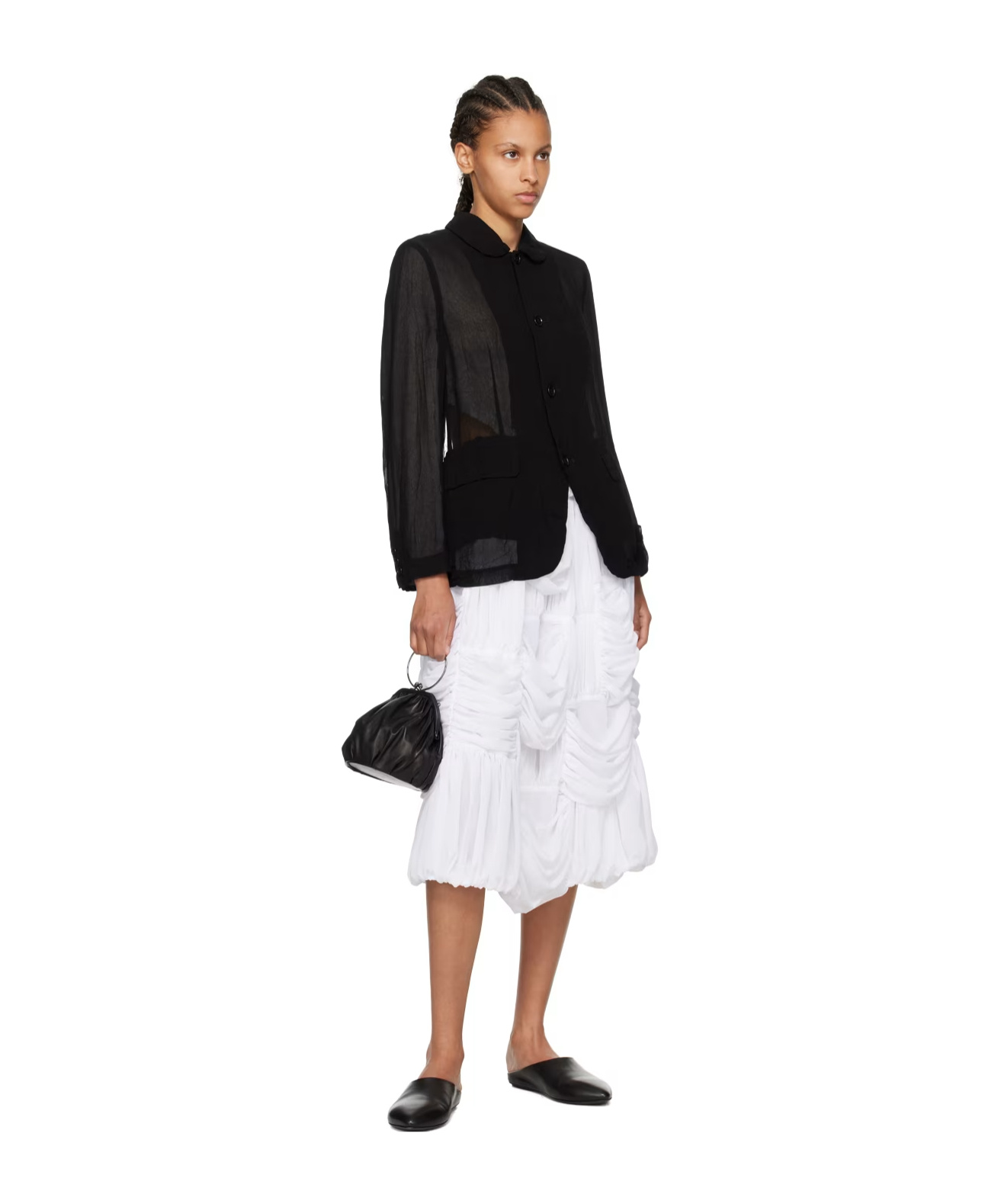 COMME DES GARÇONS PULLED SKIRT