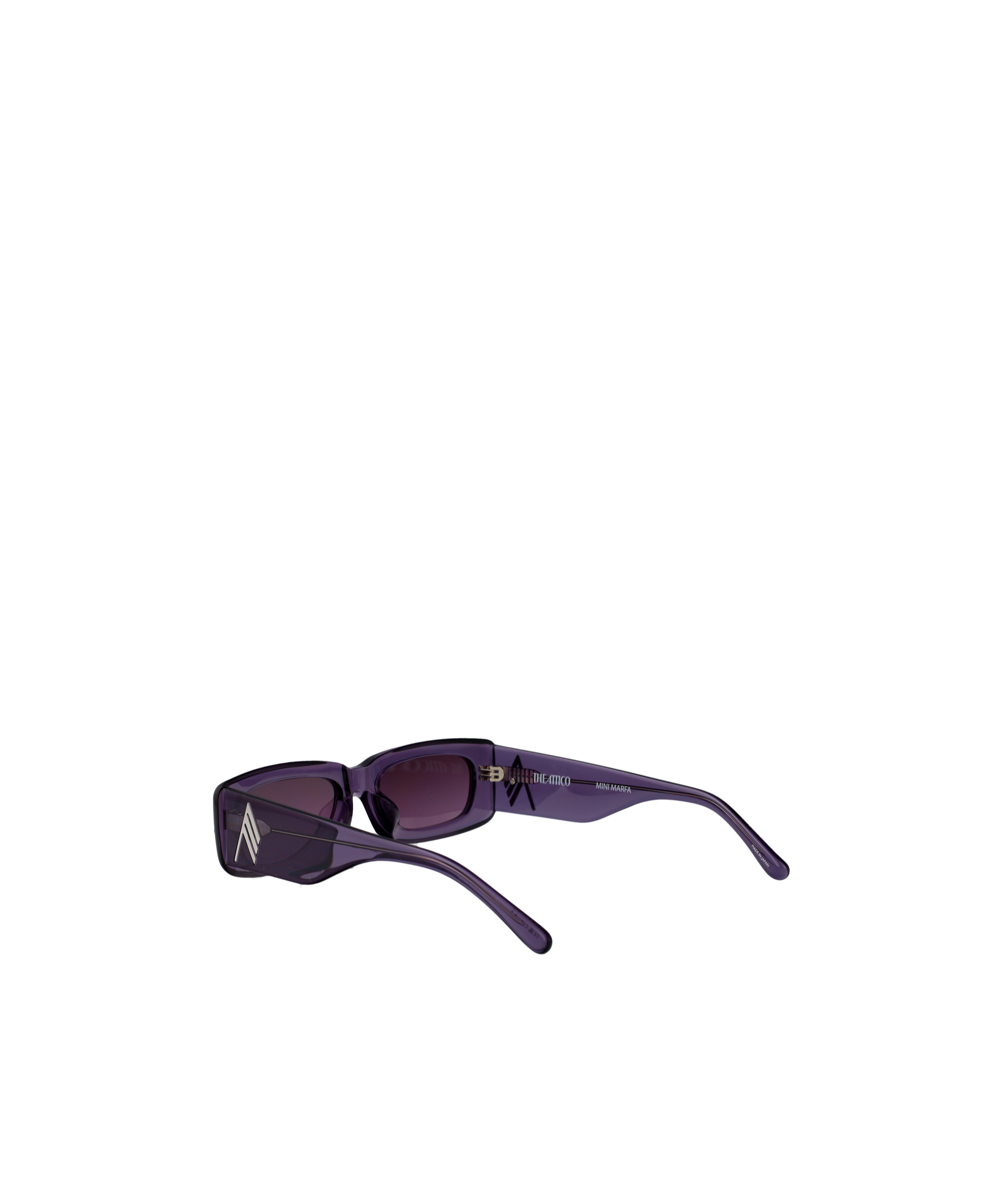 Attico Mini Marfa Sunglasses In Purple
