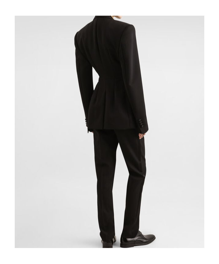 Dolce & Gabbana High-waist Tailored Trousers In Black