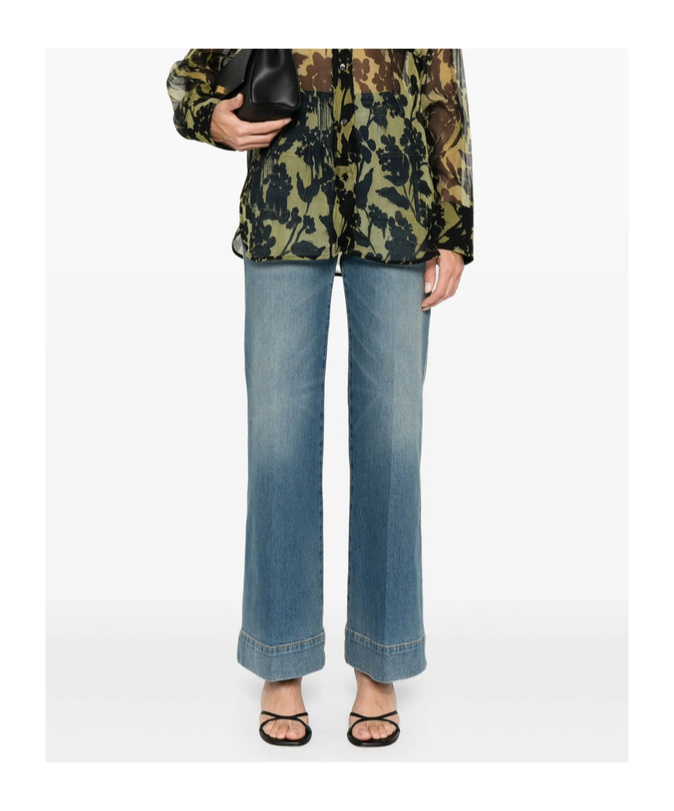 Shop Victoria Beckham Jeans With Belt Loops