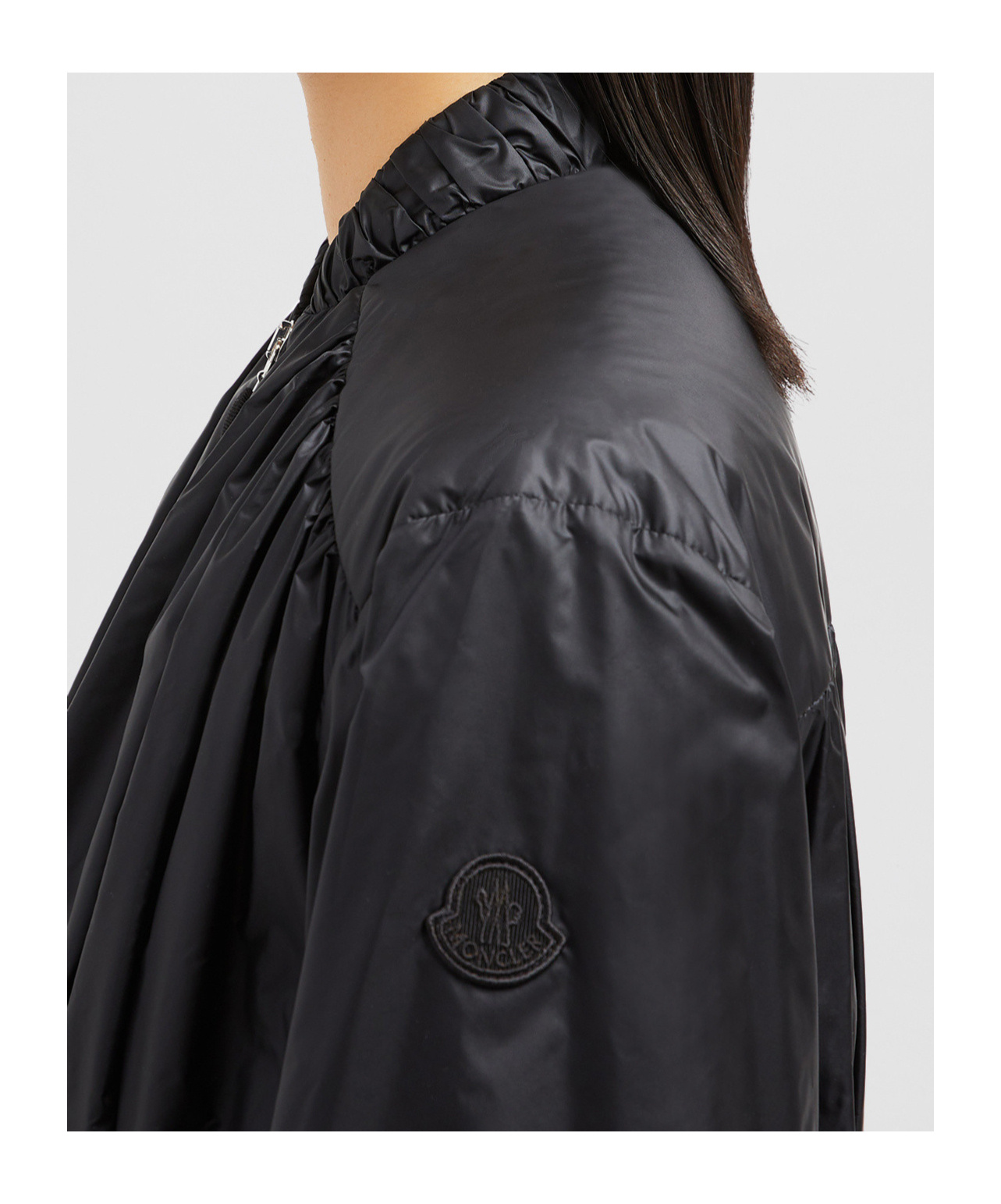 Shop Moncler Chazeron Bomber Jacket In Black