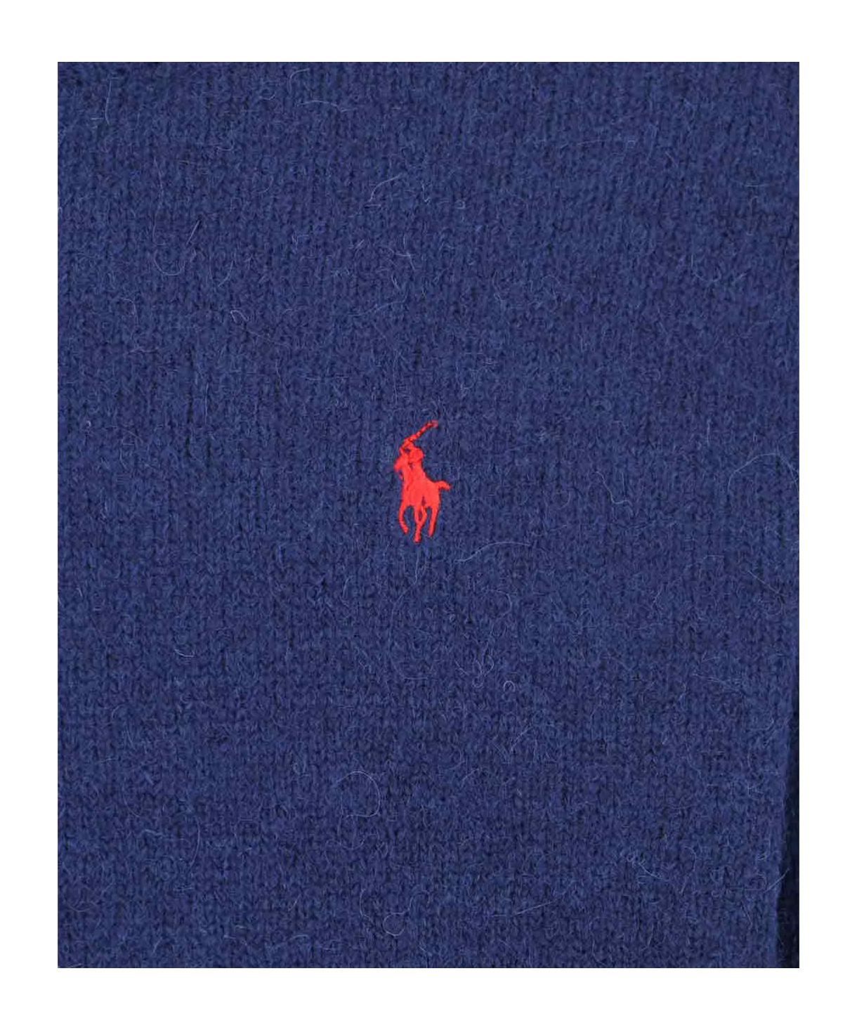 Polo Ralph Lauren Crewneck Sweatshirt With Embroidered Logo Detail In Blue