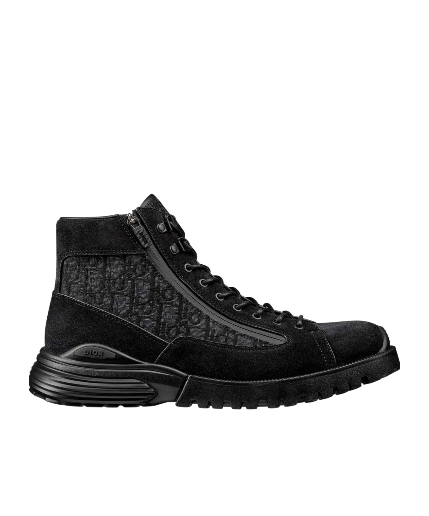Dior Combat Ankle Boot In Black