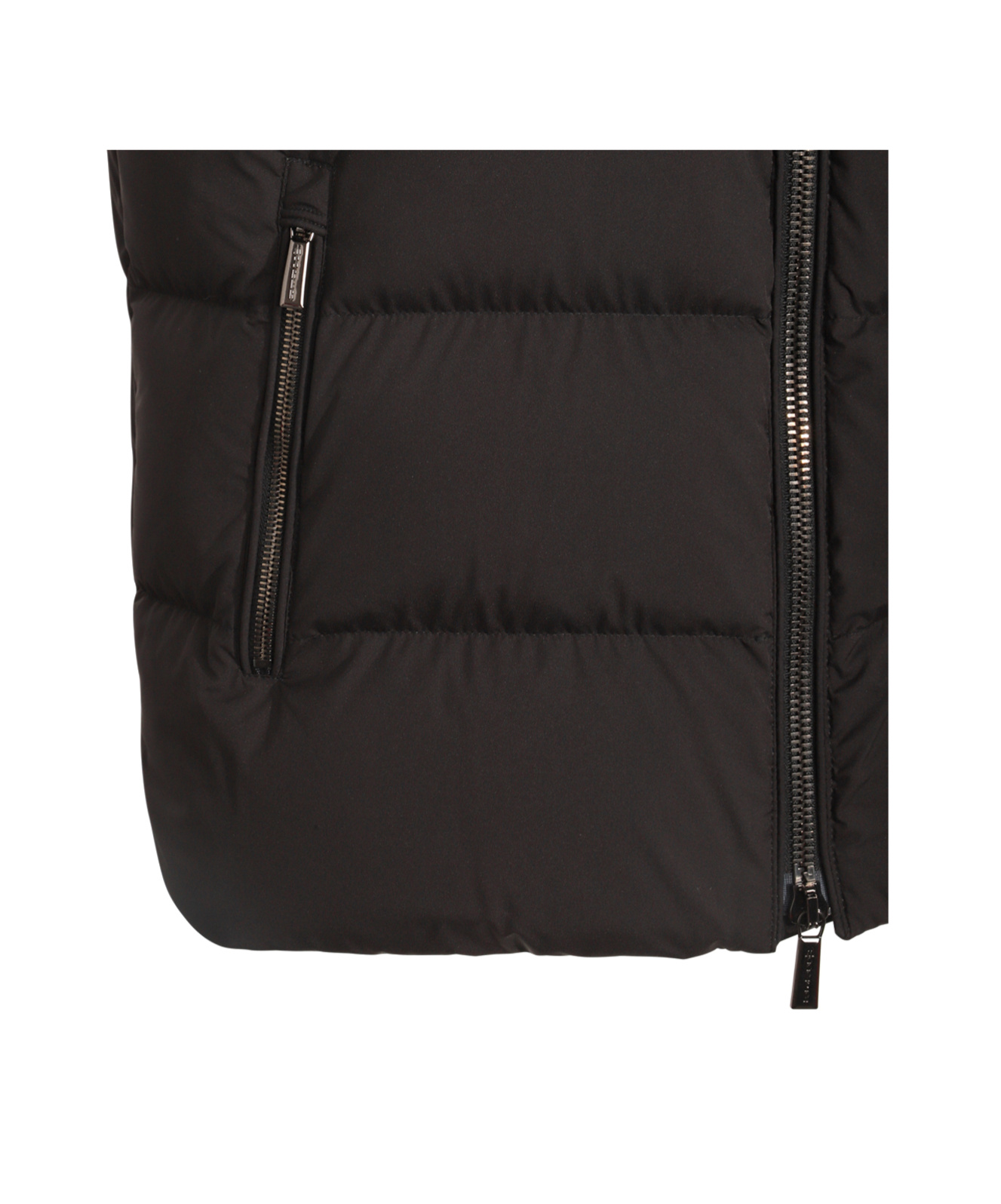 Moorer Black Nylon Fire Down Jacket